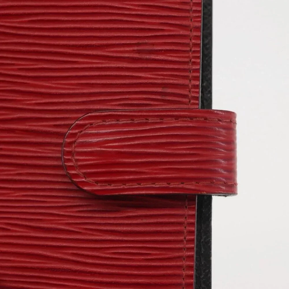 LOUIS VUITTON Epi Agenda PM Day Planner Cover Red